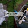 a mummy in a deckchair and a skeleton in a water tank